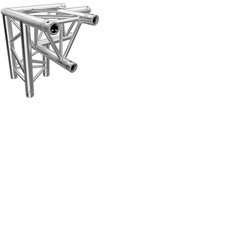 Global Triangle Truss F33 3 Way Corner Left Apex Down 50mm