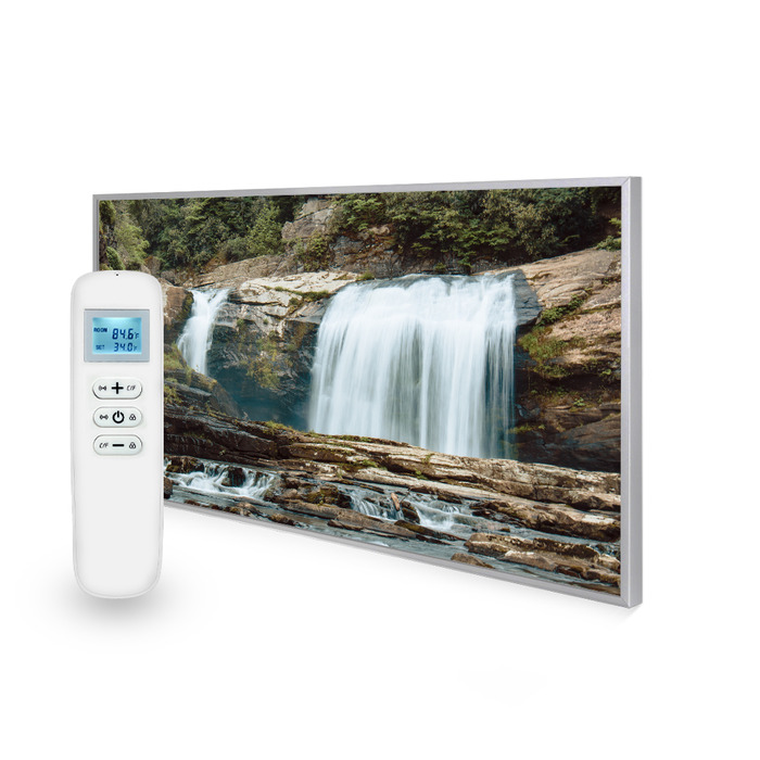595x995 Waterfalls Picture Nexus Wi-Fi Infrared Heating Panel 580w - Electric Wall Panel Heater