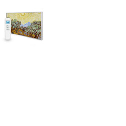 595x995 Olive Trees with Yellow Sky and Sun Image Nexus Wi-Fi Infrared Heating Panel 580W - Electric Wall Panel Heater