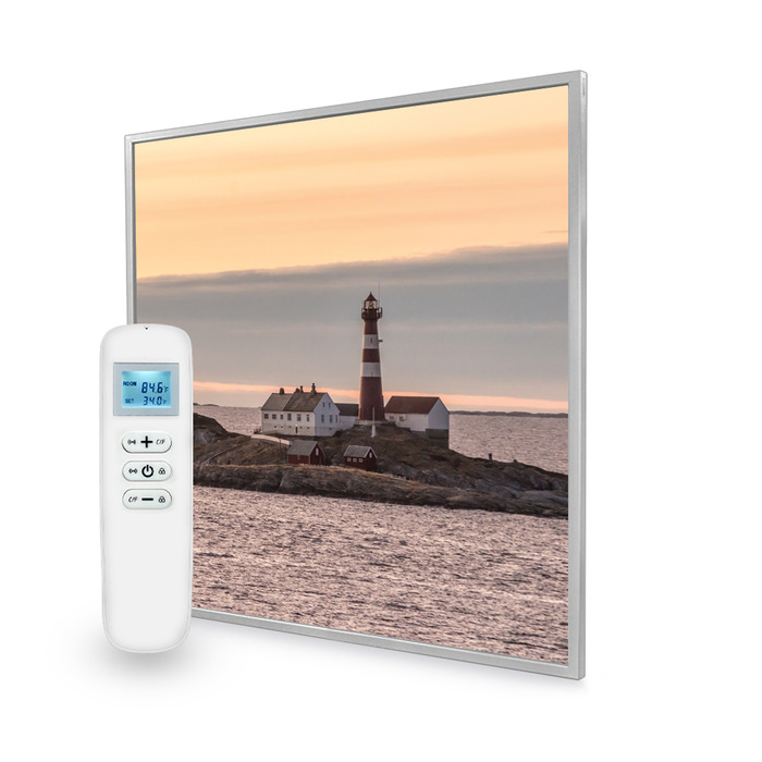 595x595 Dusky Lighthouse Picture Nexus Wi-Fi Infrared Heating Panel 350W - Electric Wall Panel Heater
