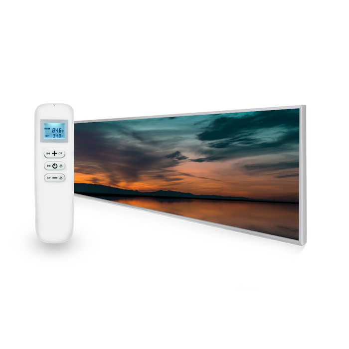 350W Tangerine Dream UltraSlim Image Nexus Wi-Fi Infrared Heating Panel - Electric Wall Panel Heater