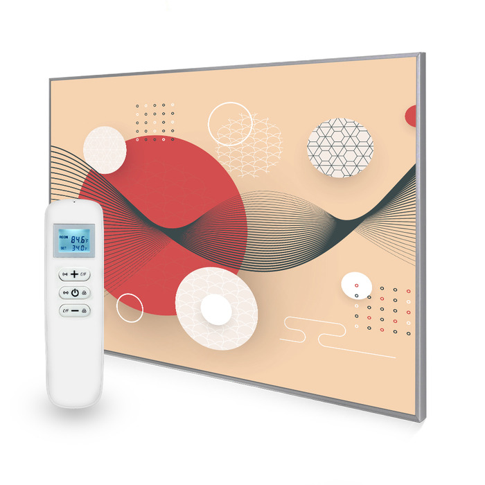 995x1195 Digital Zen Picture Nexus Wi-Fi Infrared Heating Panel 1200W - Electric Wall Panel Heater