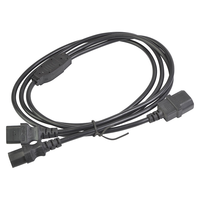 IEC Splitter Lead Male to Two Female - 2m