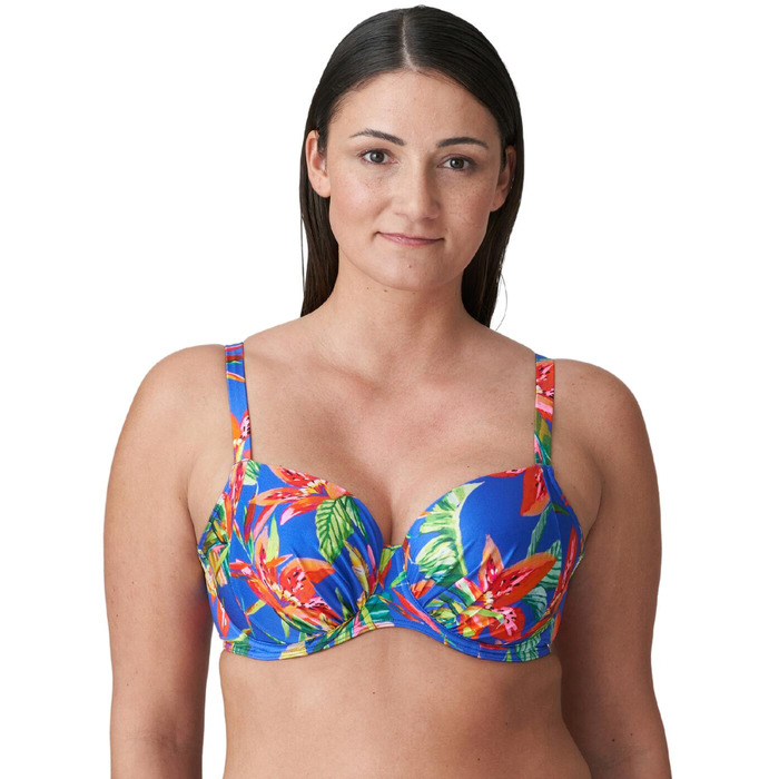 Prima Donna Swim Latakia Padded Balcony Bikini Top - Tropical Rainforest - 38F