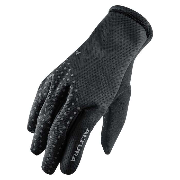 Nightvision Unisex Windproof Fleece Cycling Gloves Black | XL | Altura