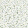 Just Kitchens Spring leaf trail Wallpaper Green Blue Galerie G45457