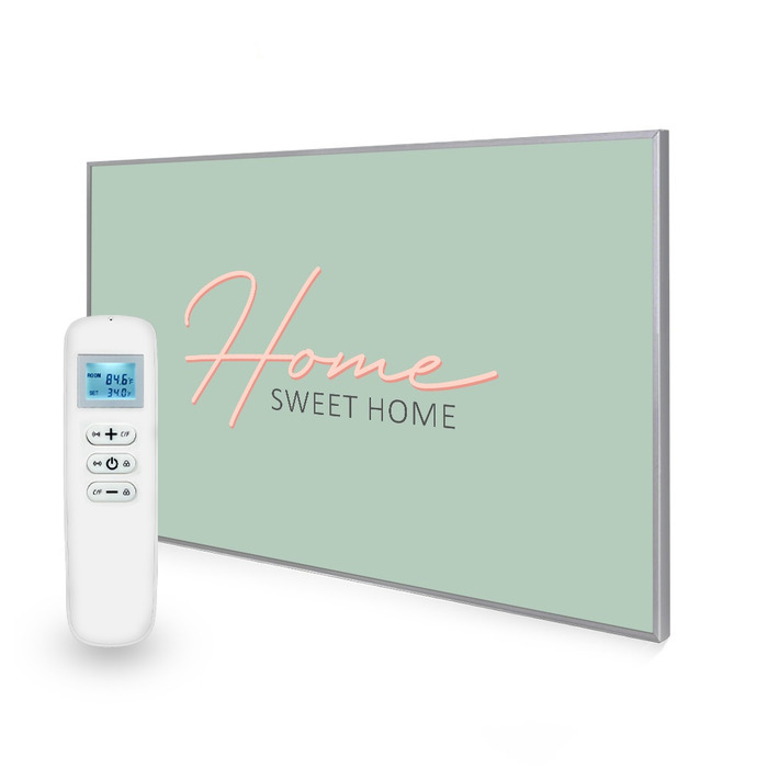 795x1195 Home Sweet Home Quote Nexus Wi-Fi Infrared Heating Panel 900W - Electric Wall Panel Heater