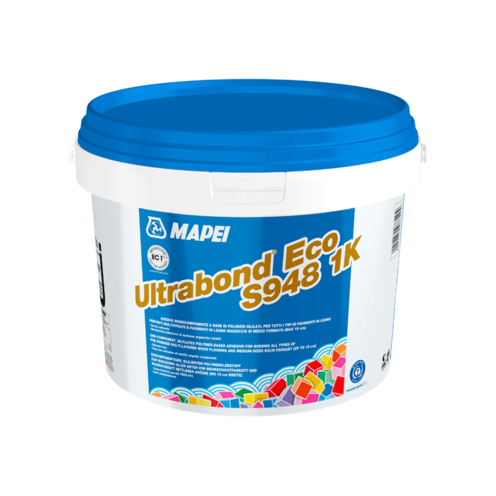 Mapei Ultrabond Silylated Polymer-based Wood Flooring Adhesive - 15kg Tub