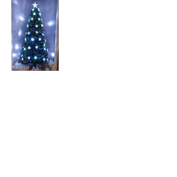 Green Fibre Optic Christmas Tree 2ft