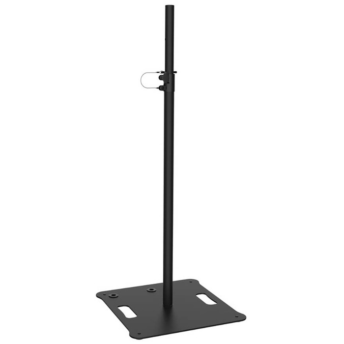 Speaker Stand with Flat Base & Adjustable Height Black
