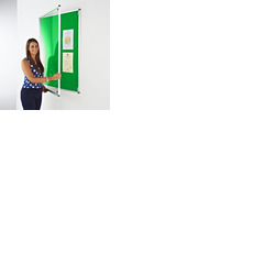 Coloured Frame Tamperproof Noticeboard