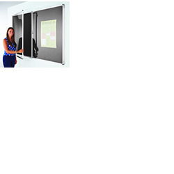 Coloured Frame Tamperproof Noticeboard