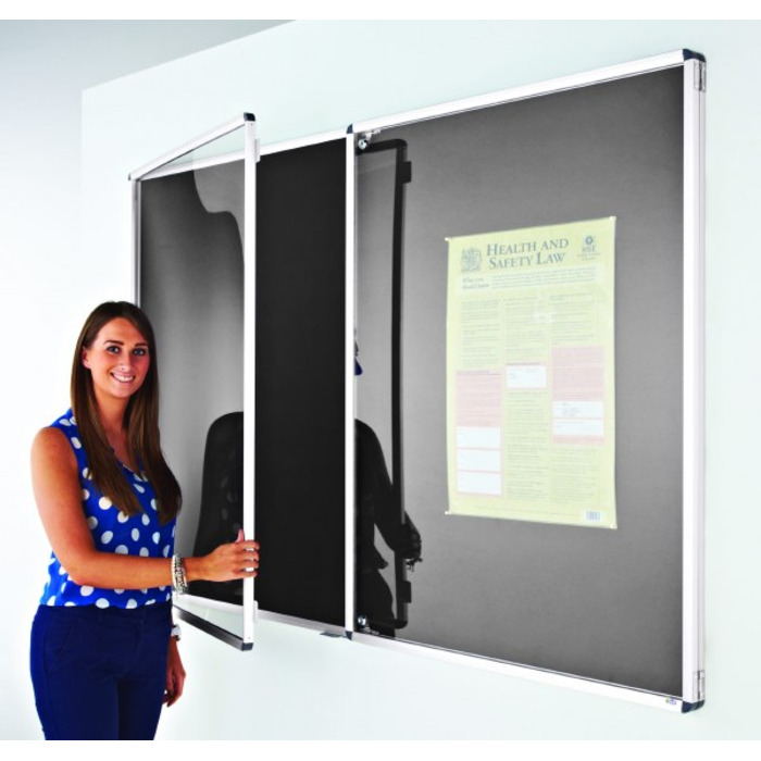 Coloured Frame Tamperproof Noticeboard
