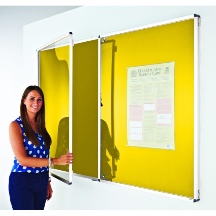 Coloured Frame Tamperproof Noticeboard