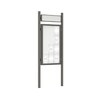 Premium Post Mounted Outdoor Noticeboard