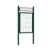 Premium Post Mounted Outdoor Noticeboard
