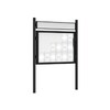 Premium Post Mounted Outdoor Noticeboard