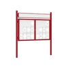 Premium Post Mounted Outdoor Noticeboard
