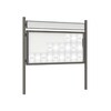 Premium Post Mounted Outdoor Noticeboard