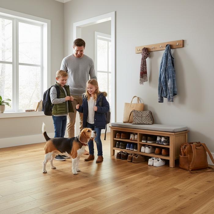Lusso Novara Brushed & Lacquered Engineered Oak