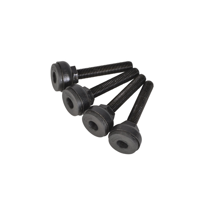 4x Adjustable Cabinet Feet for Cobra Case Metal Racks - Pack of 4