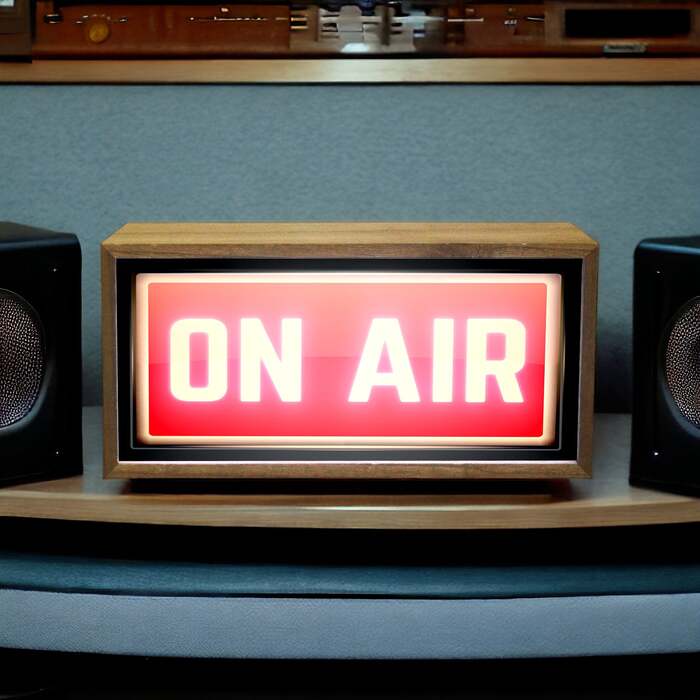 Light Box On Air Studio Sign