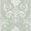 Laura Ashley Josette Damask Wallpaper Sage Green 130114