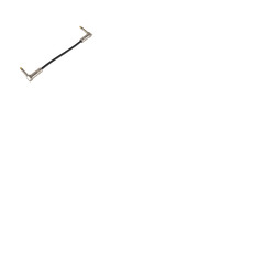 Pedal Board Patch Lead Right Angled Jack to Jack 150cm with Metal Jacks