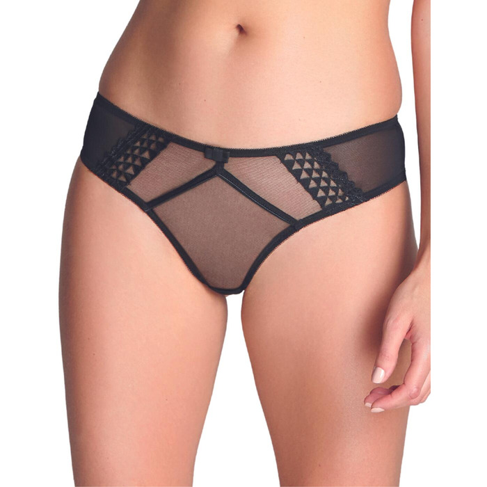Cleo by Panache Asher Brazilian Brief - Black - XS - 8