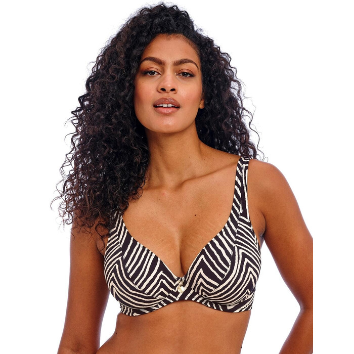 Freya Fiji Falls High Apex Bikini Top