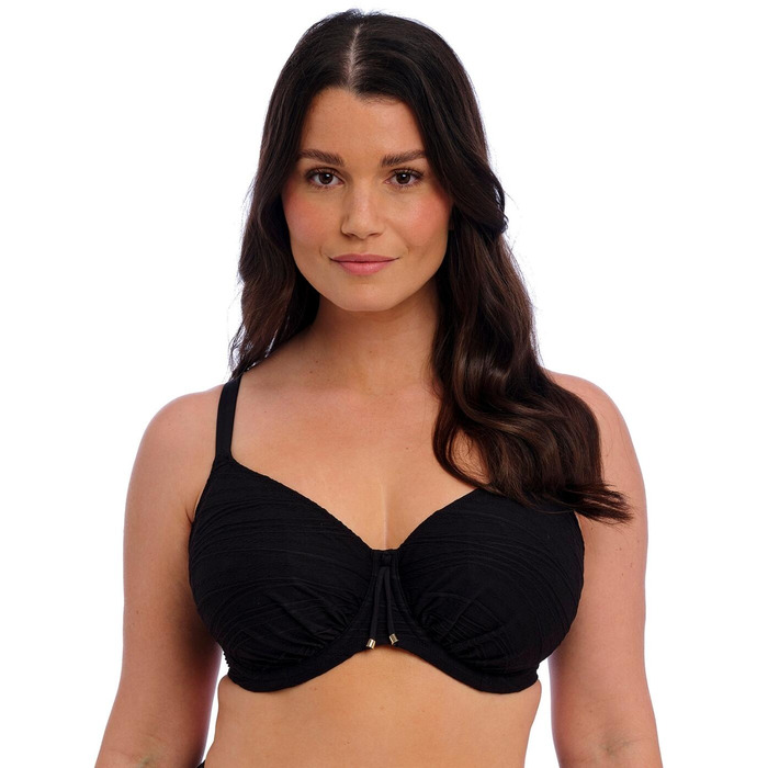Fantasie Beach Waves Full Cup Bikini Top - Black - 38E
