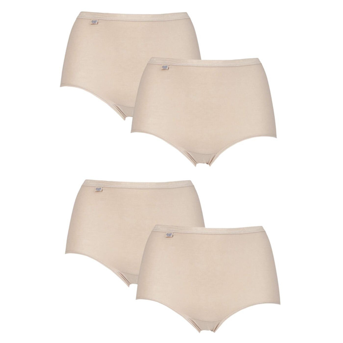 Sloggi Basic+ Maxi Brief 3 Pack + 1 Free - Skin - 2XL - 18