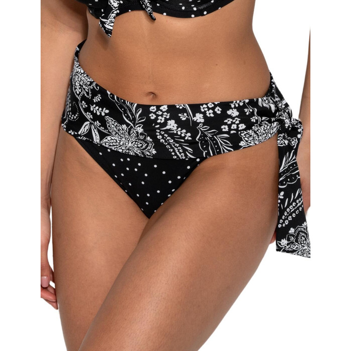 Pour Moi Getaway Fold Over Tie Bikini Brief