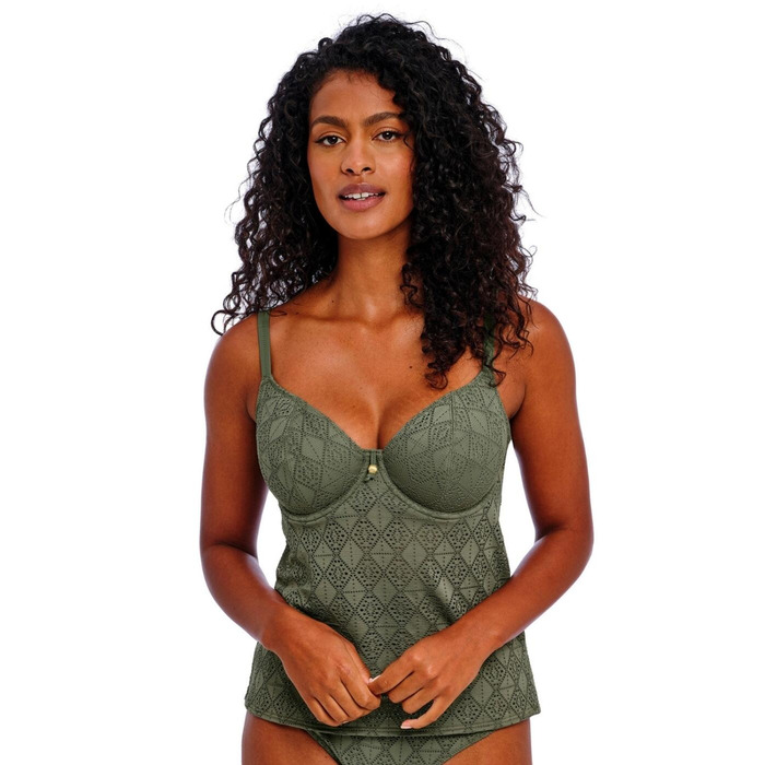 Freya Nomad Nights Plunge Tankini Top