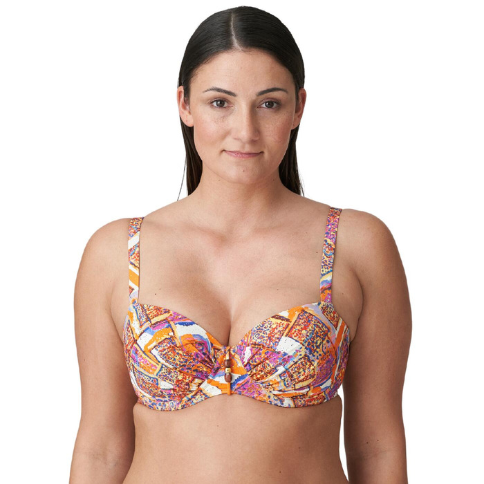 Prima Donna Swim Navalato Padded Balcony Bikini Top - Summer Sunset - 34C