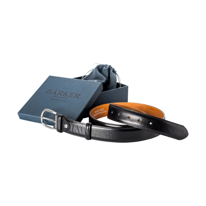 Plain Belt - Black Hi Shine