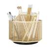 EXERZ Desk Organiser/Mesh Desk Tidy Caddy/Pencil Holder/Multifunctional 360 Rotating - Golden