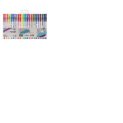 Exerz 24pcs gel pens in a wallet
