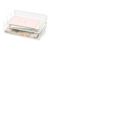 Exerz Letter Trays 2pcs - Stackable Paper Sorter File Trays - White