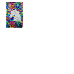 Exerz Reversible Sequin Notebook A5 Size - Rainbow Unicorn