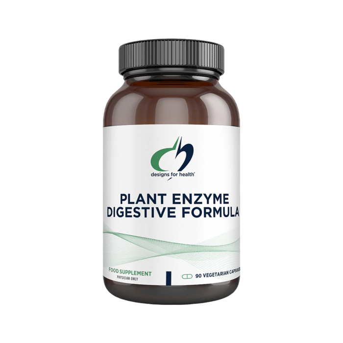 Plant Enzyme Digestive Formula | Designs For Health | 90 Capsules