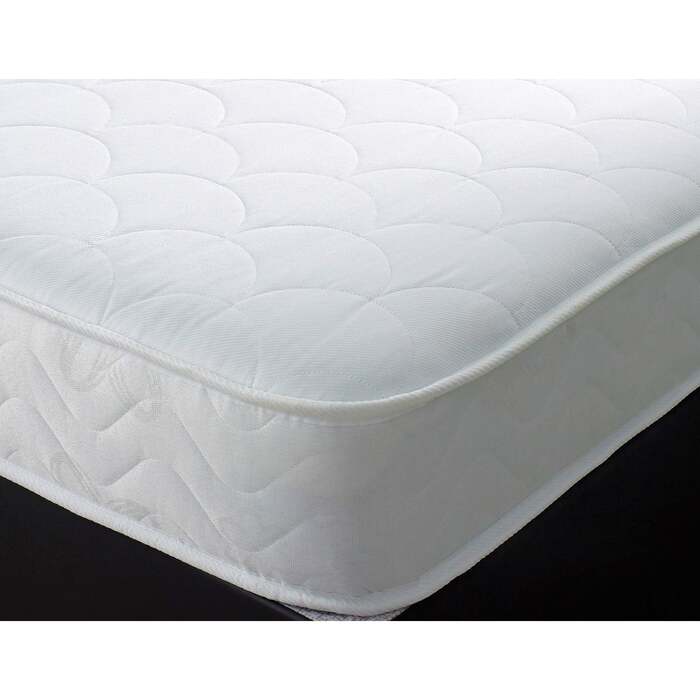 Starlight Beds™ 7" Deep Budget Friendly Memory foam with Spring White Mattress - 2ft6 by 5ft9 Shorty Mattress (75cm by 175cm)