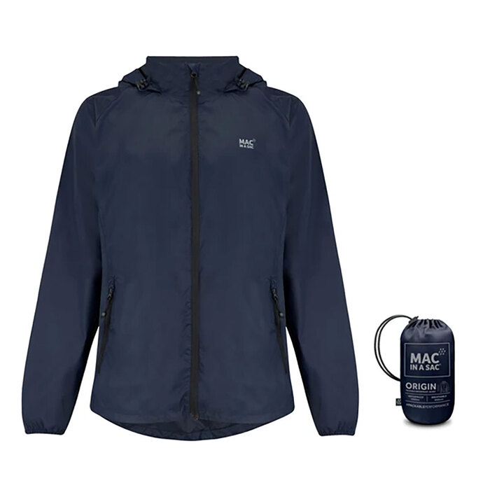 Mac in a Sac Origin 2 Waterproof Jacket Navy M