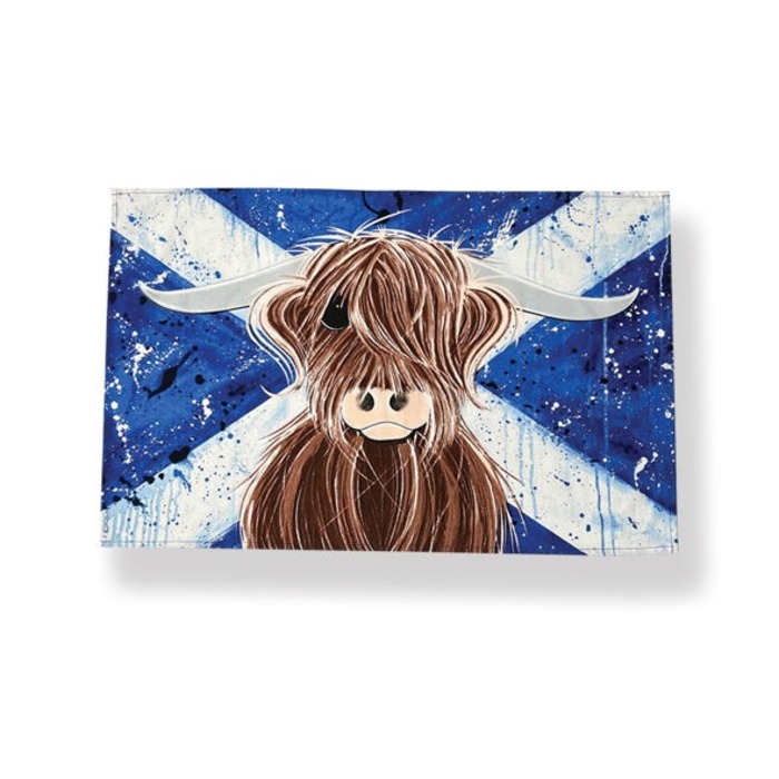 McMoo Tea Towel Highlander