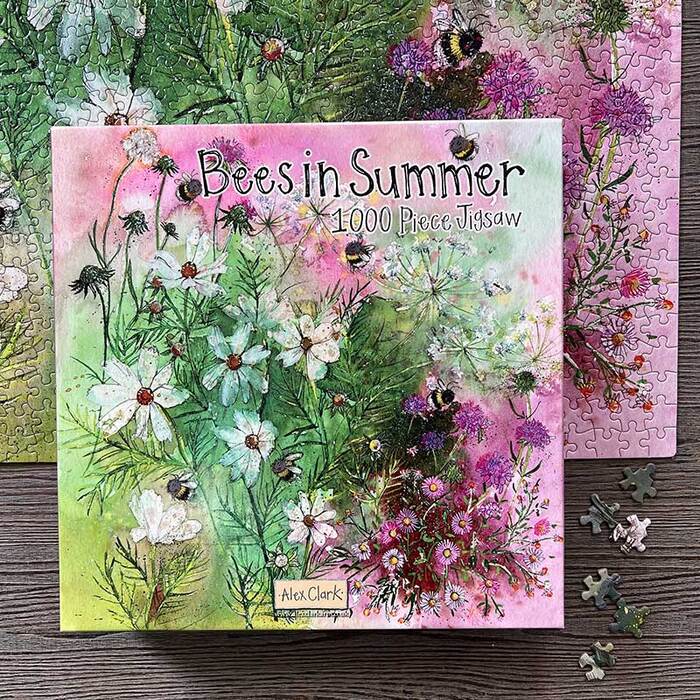 Alex Clark Bees in Summer 1000pc Jigsaw Puzzle