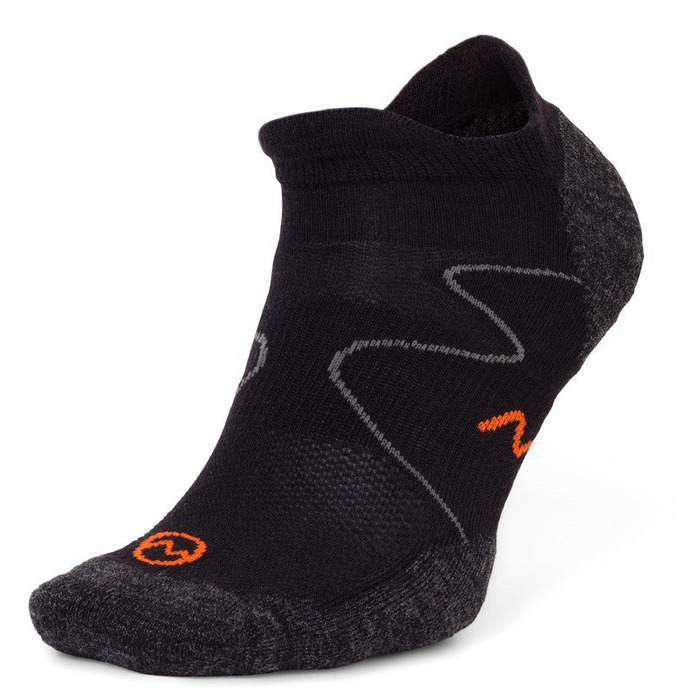 Moggans Ultralight No Show Socks Black L