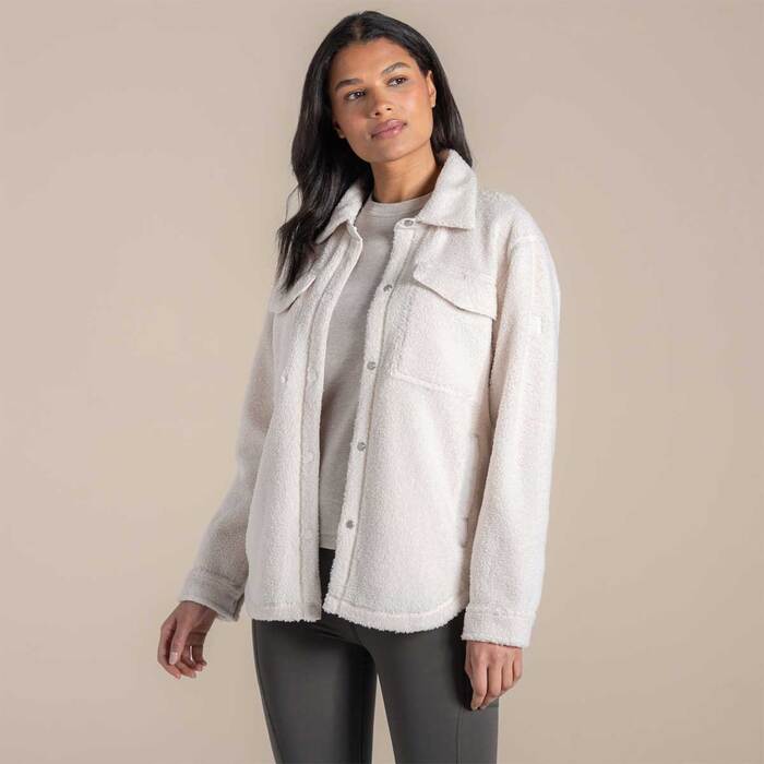 Craghoppers Women's Ribwort Overshirt Ecru 12