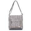 Roka London Kennington B Recycled Canvas Bag Linear Dot Medium