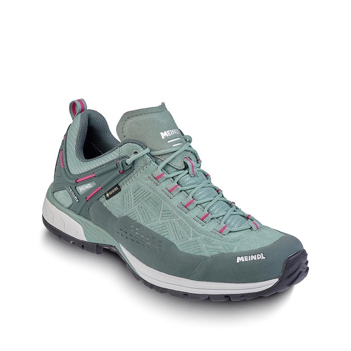 Meindl Women's Top Trail GTX Walking Shoes Linde/Red 4