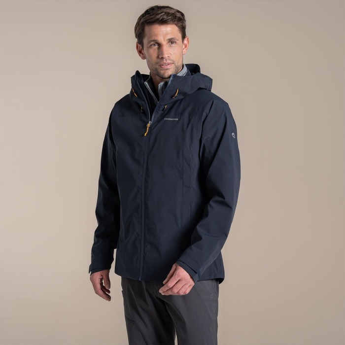 Craghoppers Men's Ponsa Waterproof Jacket Dark Navy 2XL